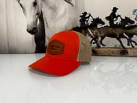 Orange/tan Hat