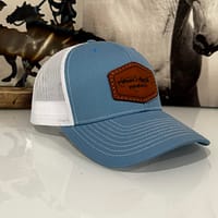 Blue & White hat