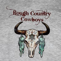 Grey cow skull hoodie - Image 2