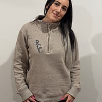 Ladies 3/4 zip sweater - Image 6
