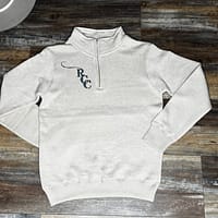 3/4 zip fleece sweater