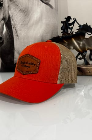 Orange/tan Hat